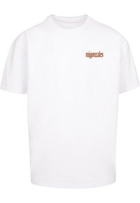 MJ Gonzales BRAVE SOAR HEAVY OVERSIZED  - Print T-shirt - white