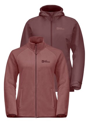 MOONRISE 3IN1 JKT W - Veste Hardshell - red ochre