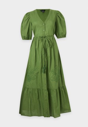 New Look, SMOCK MIDI - Blousejurk - green