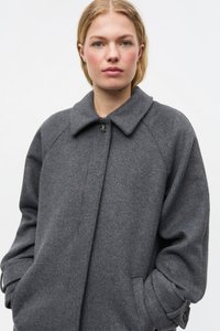 Envii SENECA MIDI JACKET - Klassisk kåpe / frakk - dark grey