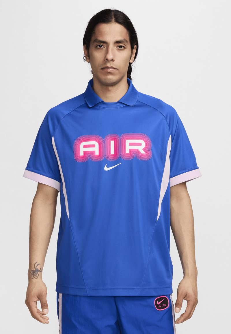 Nike Sportswear AIR - Polo shirt - game royal pink foam hyper pink