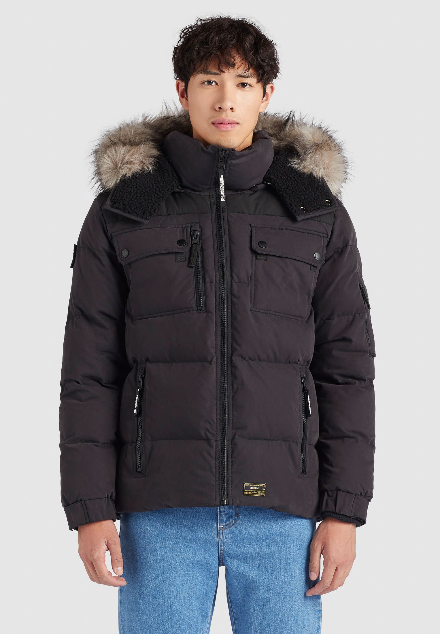 khujo STUART - Chaqueta de invierno - schwarz/negro - Zalando.es