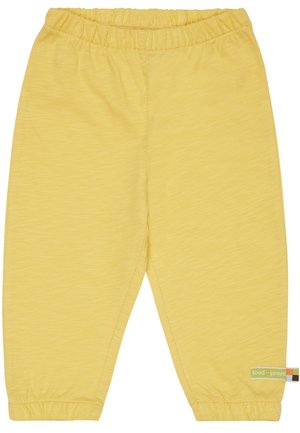 loud + proud SLUB MIT DRUCK ASTER - Jogginghose - gelb