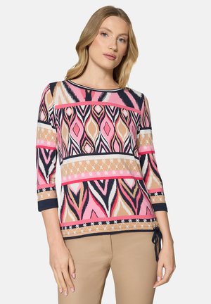 T-shirt à manches longues - pink/dark blue