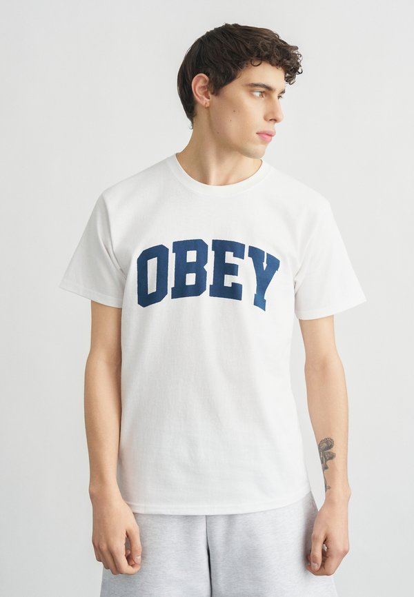 COLLEGIATE - Tricou cu imprimeu - white