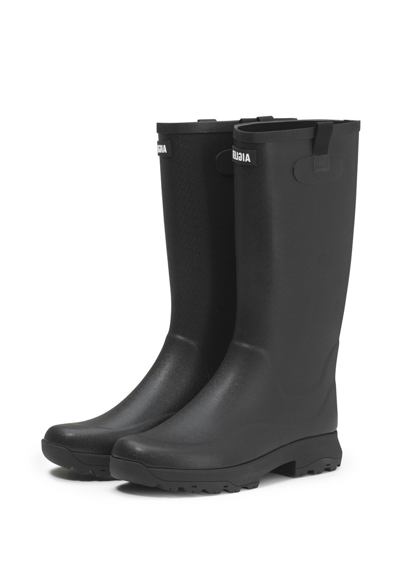 Bottes de chasse Aigle Benyl Noires - Bottes caoutchouc de chasse