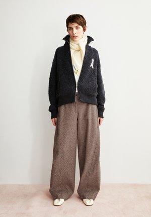 Vest - steel melange-oatmilk