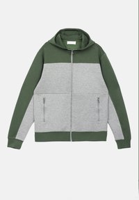 Sweat zippé - grey/khaki