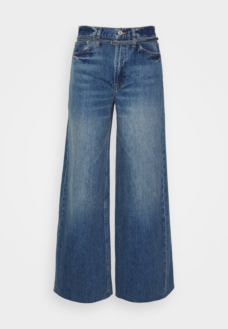 Damen Kleider | Frame Denim HIGH RISE BAGGY PANT RAW AFTER Jeans Relaxed Fit mykonos/blue denim - LR80741 Damen Kleider | Frame Denim HIGH RISE BAGGY PANT RAW AFTER Jeans Relaxed Fit mykonos/blue denim - LR80741