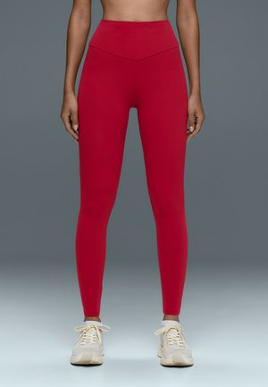 OYSHO, COMFORTLUX ANKLE-LENGTH LEGGINGS 31320226 - Legging (type pantalon) - strawberry