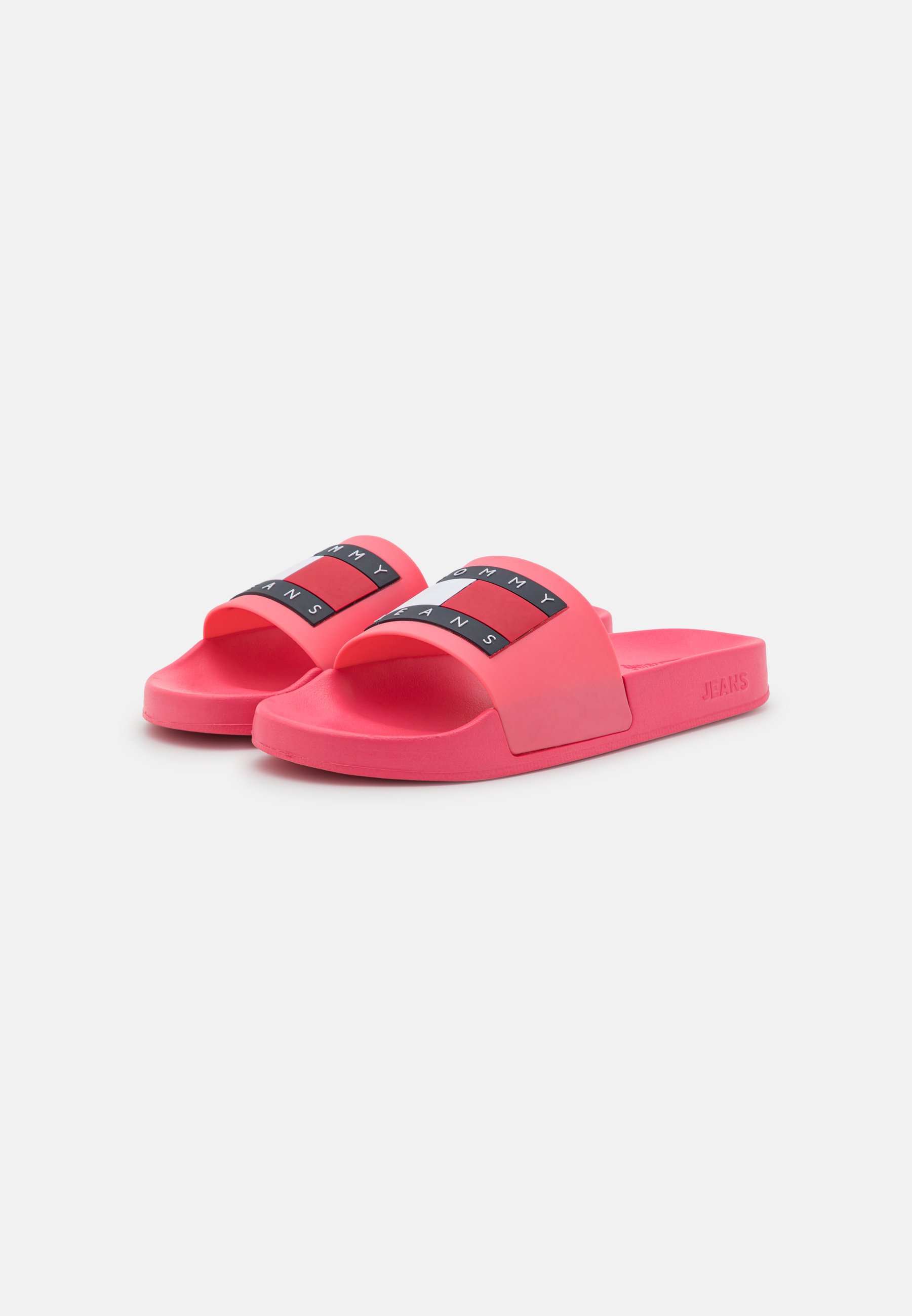 Tommy Jeans FLAG POOL SLIDE - Chanclas de baño - garden rose/rosa - Zalando .es
