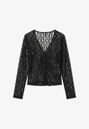 Vero Moda, TOP VMFILINE TOP - Chaqueta de punto - black
