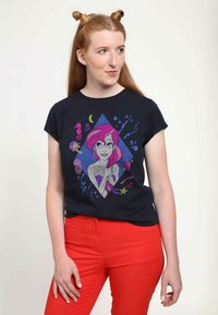 Disney THE LITTLE MERMAID 90S ARIEL - Triko s potiskem - navy blue