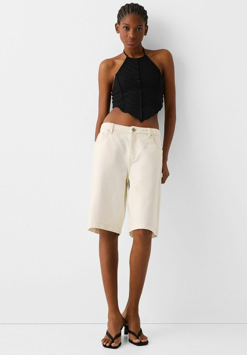 Bershka Top zwart Bershka Top zwart