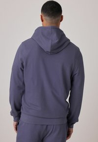 Next LIGHTWEIGHT HOODIE - Sweatjakke - slate blue texture