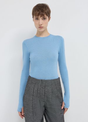 Calliope GIROCOLLO TINTA UNITA  - Maglione - azzurro