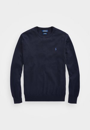 SLIM FIT - Stickad tröja - hunter navy