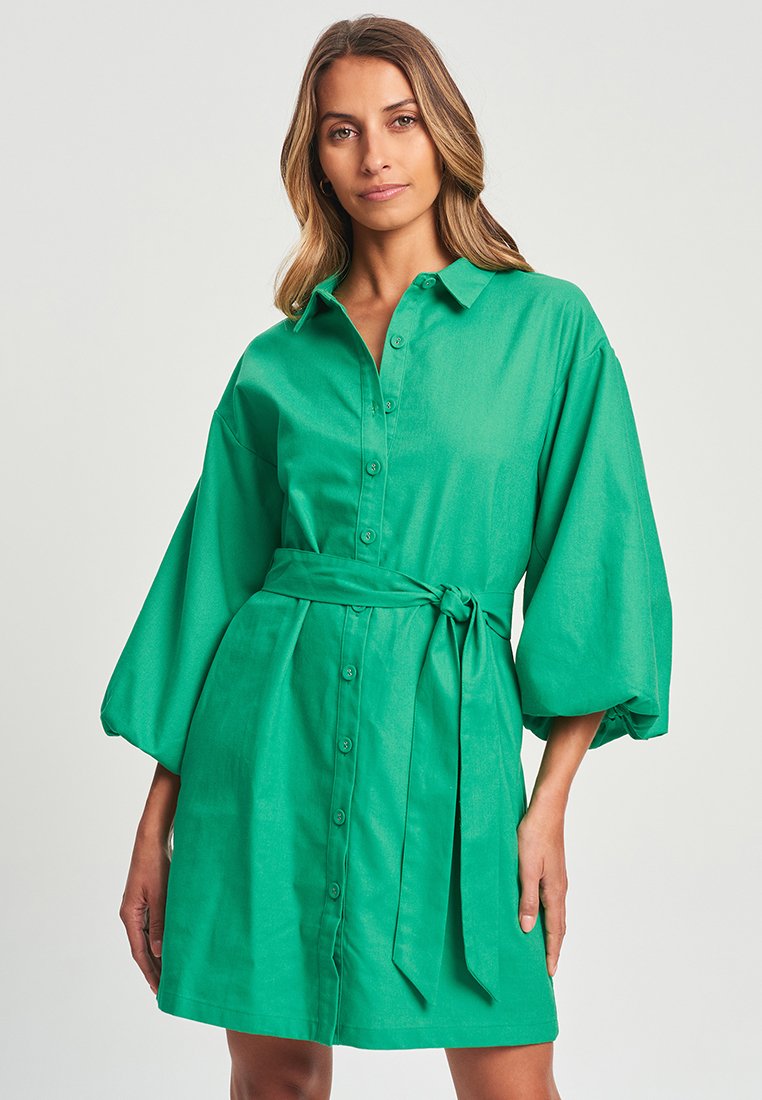 TUSSAH ALYSSA MINI Shirt dress green Zalando.ie