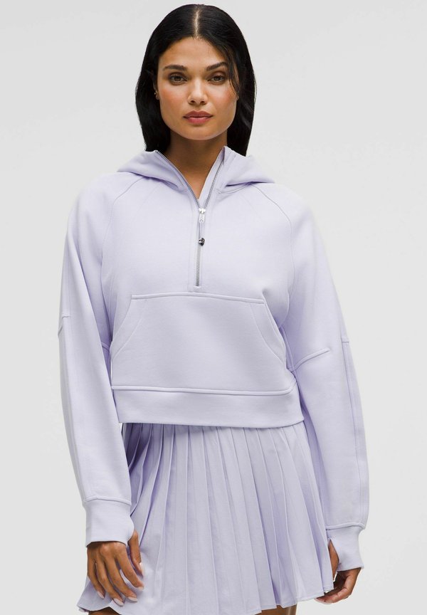 HALF-ZIP - Kapuzenpullover - lavender frost