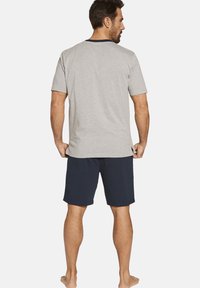 Jan Vanderstorm KURZER EDIN SET - Nachtwäsche Set - grau melange