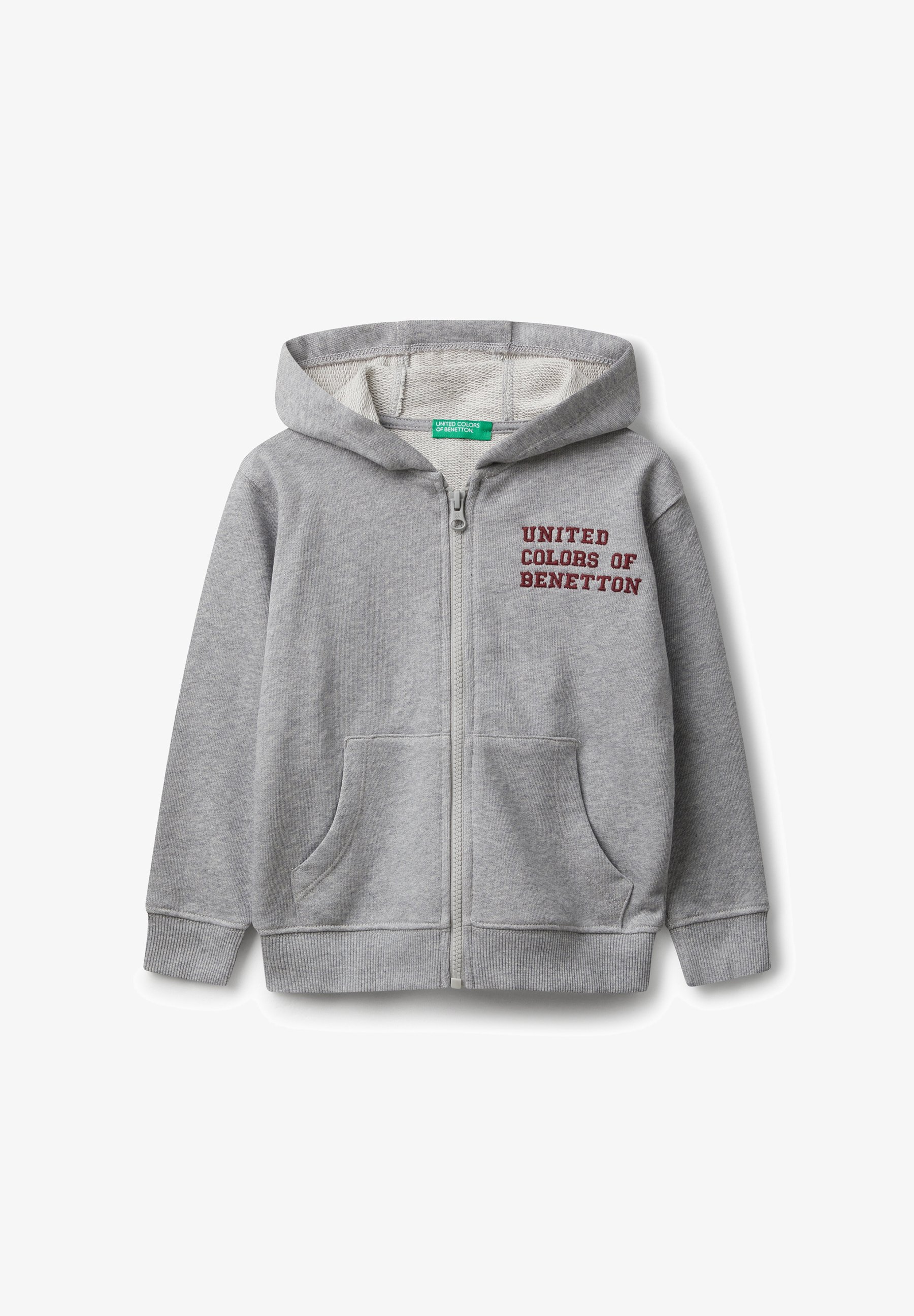 United Colors of Benetton HOODIE WITH EMBROIDERY Zip-up