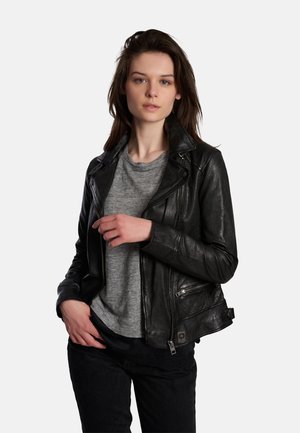 VIDEO - Leather jacket - black