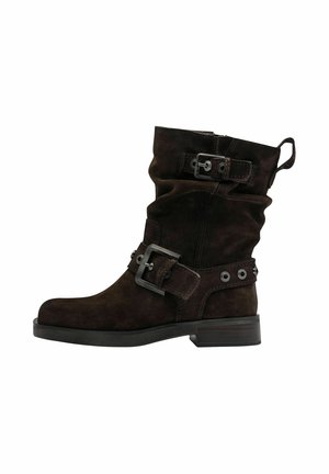 Cowboy-/Bikerlaarsjes - mocca