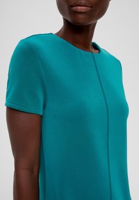 s.Oliver MIT OVERLOCKNÄHTEN - Denné šaty - petrol