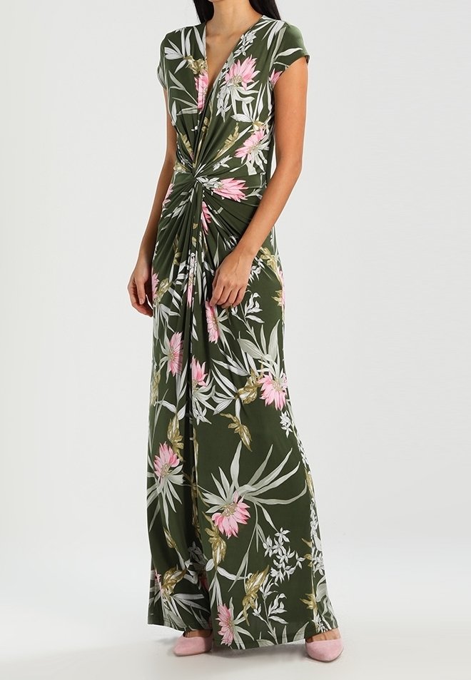 Ilse Jacobsen Maxi-jurk khaki/kaki (Pre-owned)