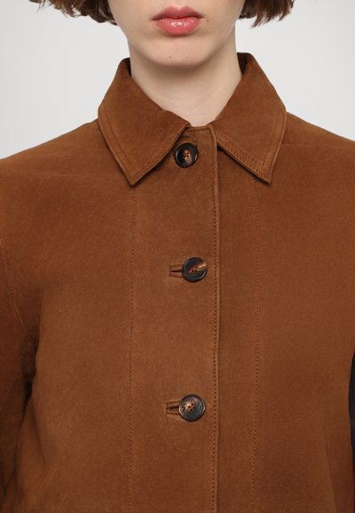 Zadig & Voltaire LESSA - Leather jacket - cognac