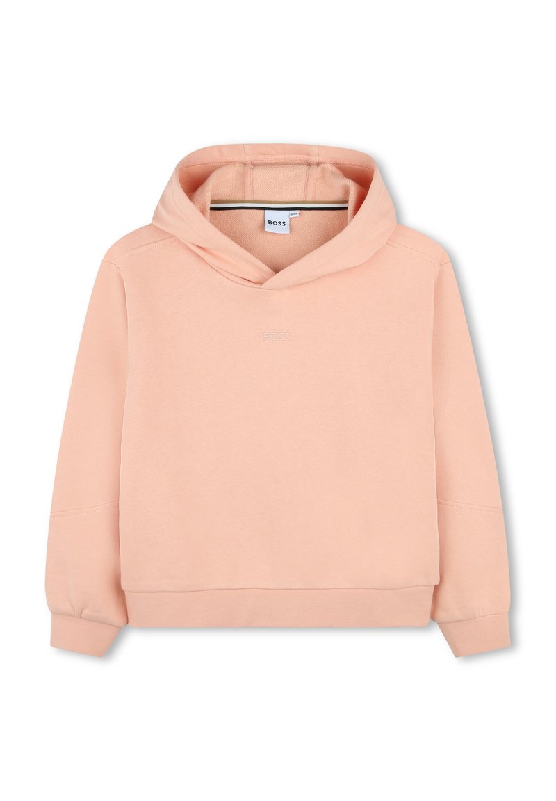 BOSS Kidswear Hoodie donkerroze