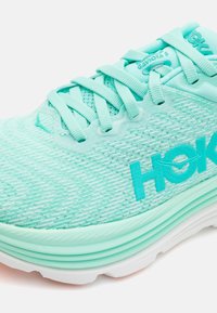 HOKA GAVIOTA 5 - Bėgimo batai plentui - seafoam/electric aqua