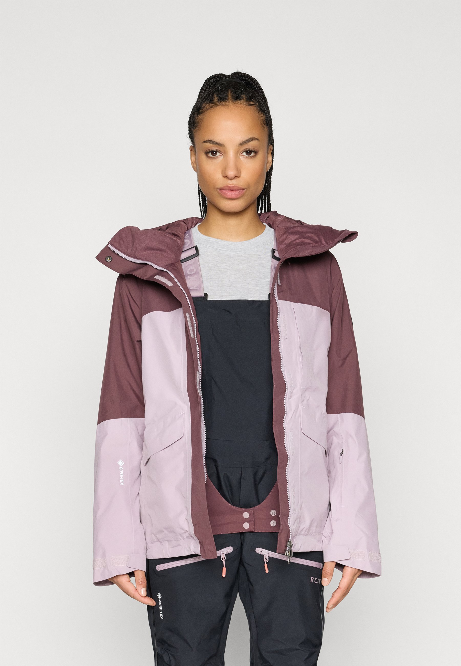 Roxy GORE-TEX STORMDAY - Ski jacket - nirvana/light pink - Zalando.ie