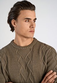Lindbergh Strickpullover - brown mel