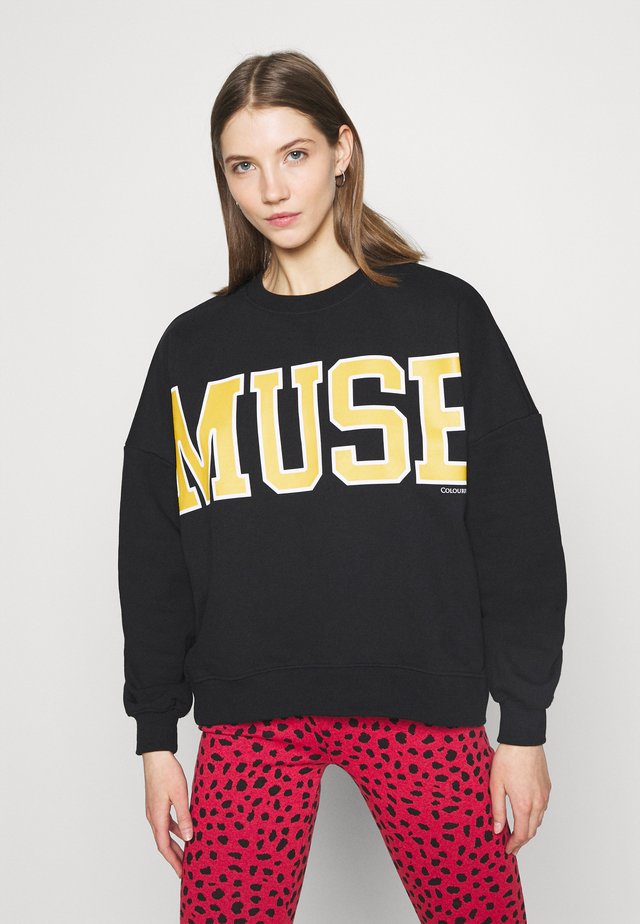 MUSE DROPPED SHOULDER  - Sweater - black