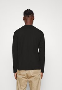 Calvin Klein MICRO LOGO MOCK NECK  - Longsleeve - black