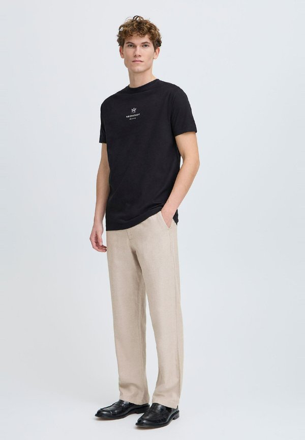 KSRAFA LINEN MIX - Trousers - fungi2