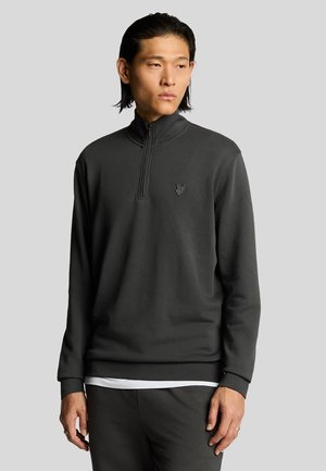 SUPERFINE QUARTER ZIP - Felpa - w gunmetal