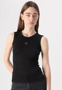 Guess ANITA EMBELLISH ME - Topp - jet black