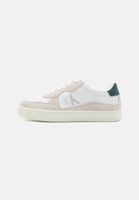 Calvin Klein Jeans CLASSIC CUPSOLE ICONIC  - Tenisky - bright white/green palm