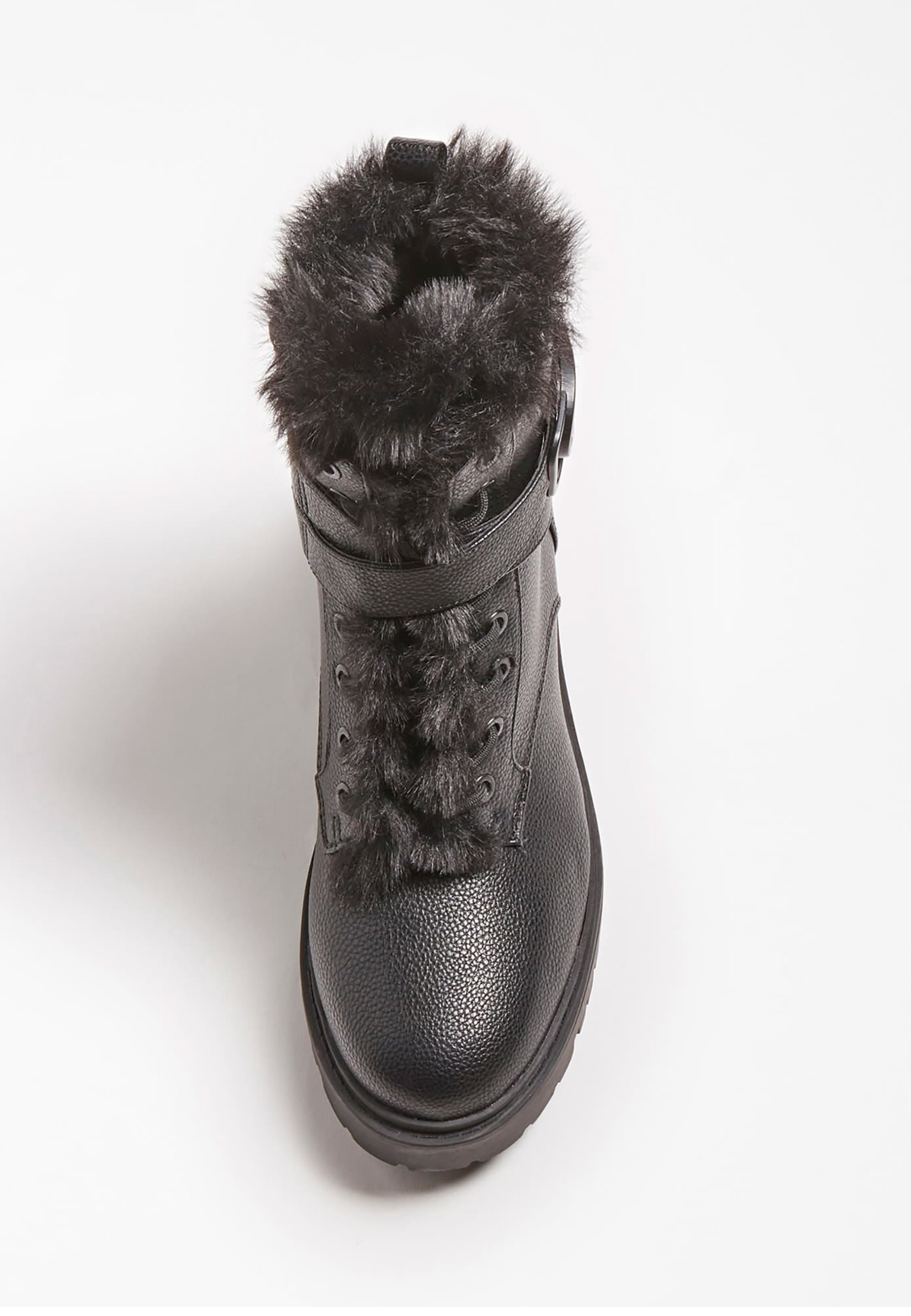 Guess ORANA LOGO SEITLICH - Veterboots - black/meerkleurig - Zalando.nl
