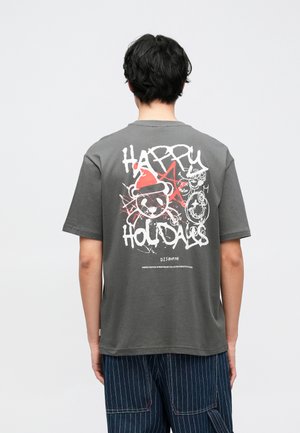 ONSCIFF XMAS TEE - Μπλουζάκι με στάμπα - grey
