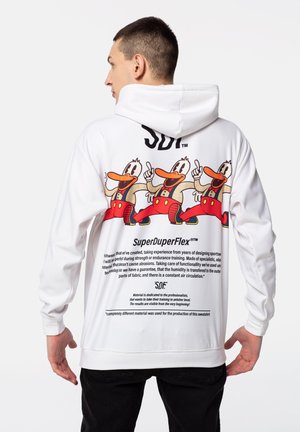 SUPER DUPER FLEX  - Hoodie - white