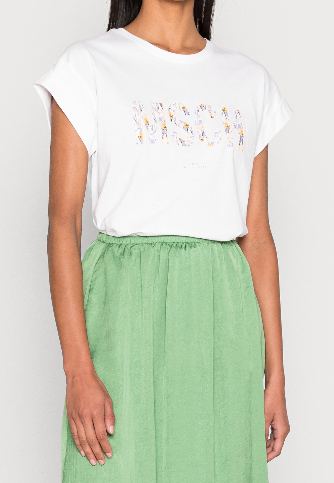 MSCH Copenhagen T-Shirt print - white/weiß - (Pre-owned) - Zalando.de