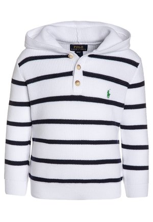 Felpa con cappuccio - white/multicolor