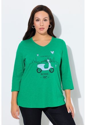 CIAO BELLA MANCHES 3/4 ET COL EN V COUPE CLASSIC FIT - Maglietta a manica lunga - summer green