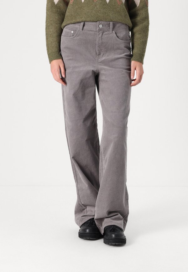 JXGELLY WIDE CORD PANT - Wide Leg - gray flannel