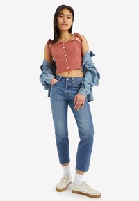 Levi's® 501® CROP - Džíny Straight Fit - erin can't wait stretch
