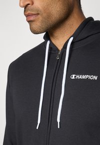 Champion GRAPHIC FULL ZIP HOODIE - Sweatjacke - black