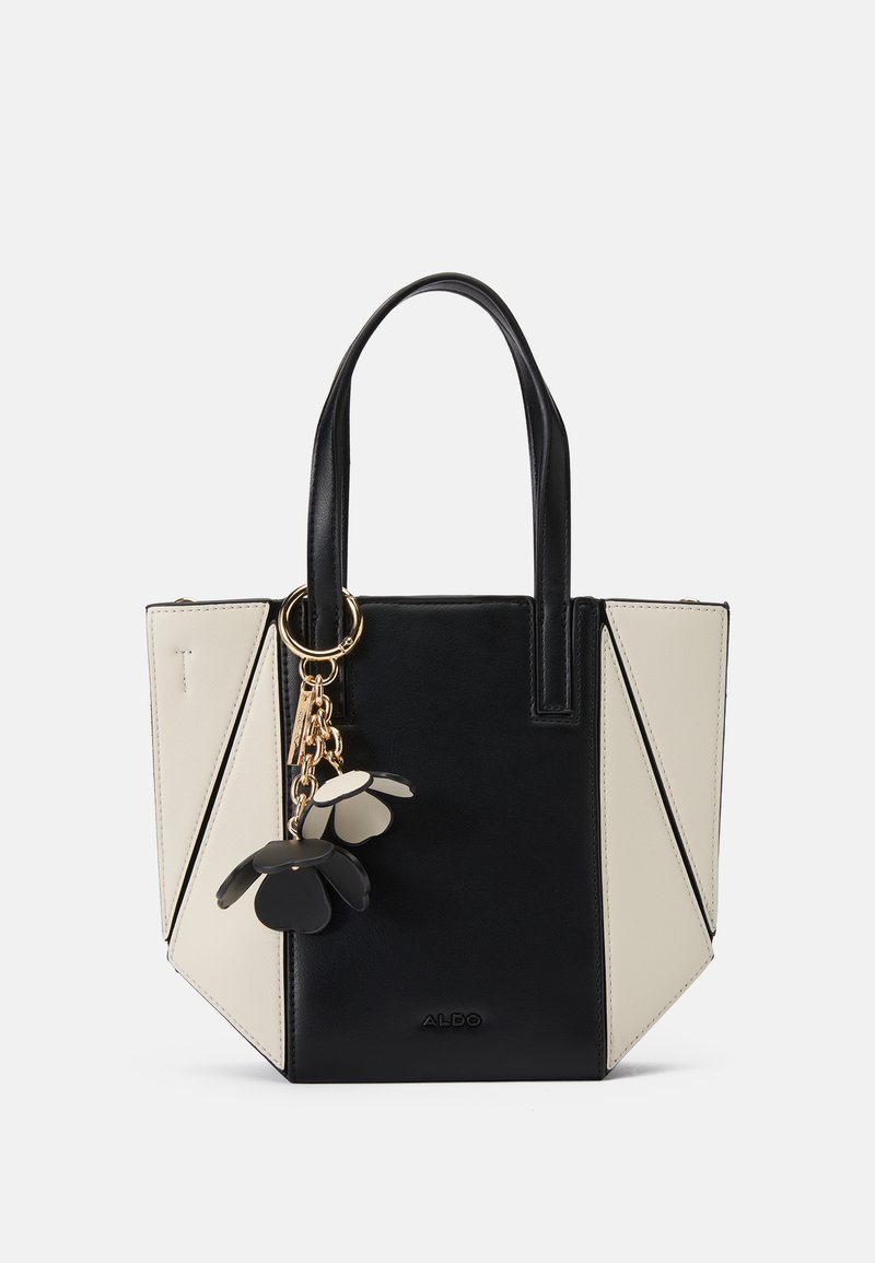 ALDO SMALLPRISMATOTE - Kabelka - black/white